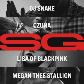 Обложка сингла DJ Snake, Осуны, Megan Thee Stallion и Лисы «SG» (2021)