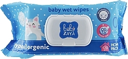 Wet Wipes 'Hypoallergenic', 120 pcs. Baby Zaya