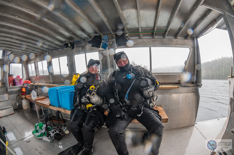 Gearing Up in the Snow to Enter the Skookumchuck Narrows