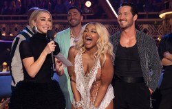 “Premiere - 3301” – “Dancing with the Stars” returns for an all-new star-studded season! Co-hosted by Alfonso Ribeiro and Julianne Hough, the series returns for season 33, featuring 13 new celebrities who are ready to hit the ballroom floor. TUESDAY, SEPT. 17 (8:00-10:00 p.m. EDT/PDT, 7:00-9:00 p.m. CDT), on ABC. (Disney/Eric McCandless)
JULIANNE HOUGH, PHAEDRA PARKS, VAL CHMERKOVSKIY