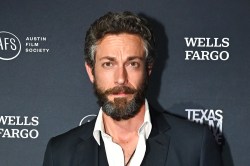 AUSTIN, TEXAS - MAY 16: Zachary Levi attends A Toast To Texas Film Honoring Glen Powell at Troublemaker Studios on May 16, 2024 in Austin, Texas. (Photo by Chris Saucedo/Getty Images)