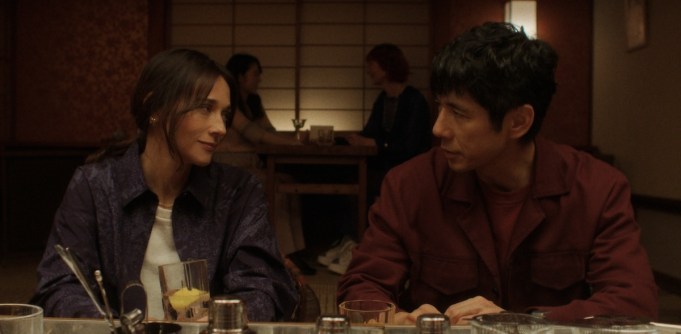 Rashida Jones, Hidetoshi Nishijima in "Sunny."