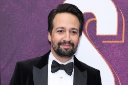 NEW YORK, NEW YORK - APRIL 18: Lin-Manuel Miranda attends the "Suffs" Broadway Opening Night at Music Box Theatre on April 18, 2024 in New York City. (Photo by Cindy Ord/Getty Images)