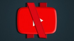 The YouTube logo wrapped inbetween the Netflix logo