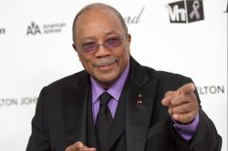 WEST HOLLYWOOD, CA - FEBRUARY 22:  Quincy Jones arrives at the 17th Annual Elton John AIDS Foundation's Academy Award Viewing Party held at the Pacific Design Center on February 22, 2009 in Hollywood, California.  (Photo by Frederick M. Brown/Getty Images)