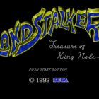 Landstalker: The Treasures of King Nole (W) / Landstalker: Koutei no Zaihou (J)