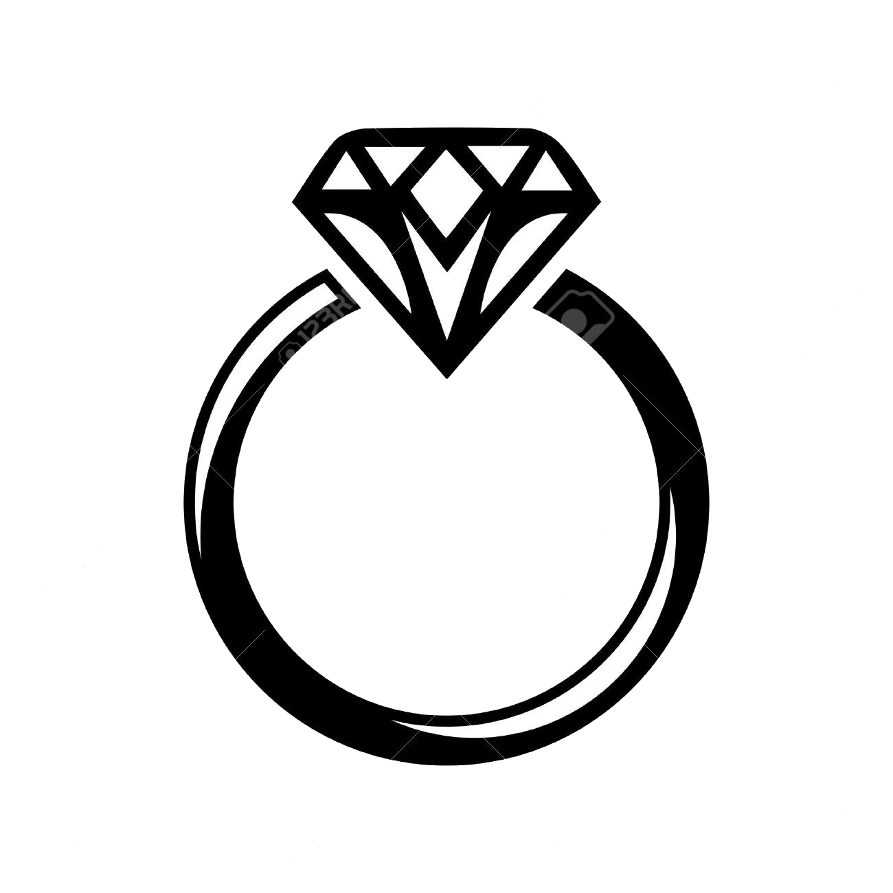 Engagement Ring Clipart Photo Ring Vector Png Transpa - vrogue.co