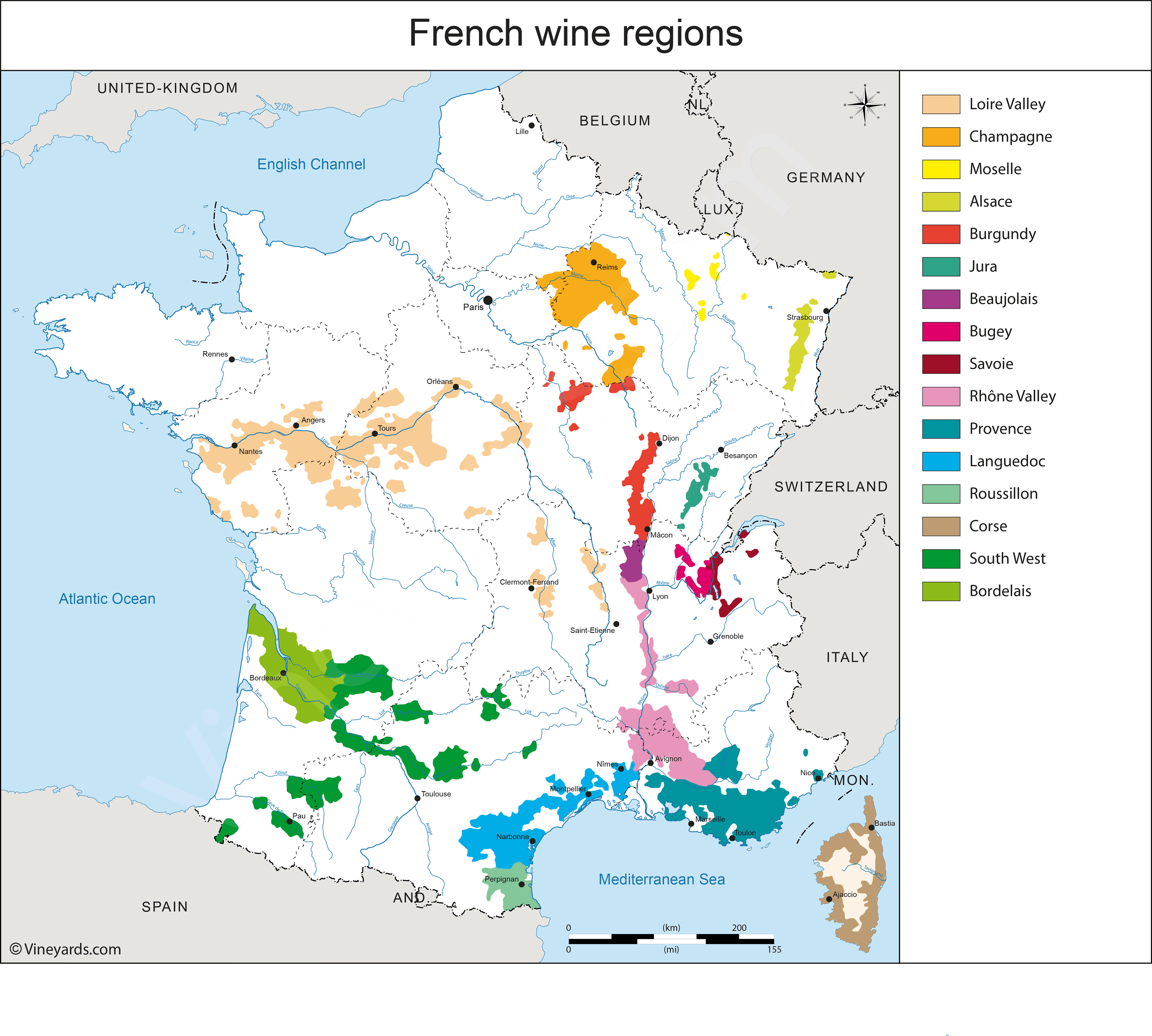 South Of France Map Regions - Rhea Velvet