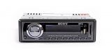 Radio 2000U, mp3, USB slot, MMC and SD slot, AUX-in, Sony