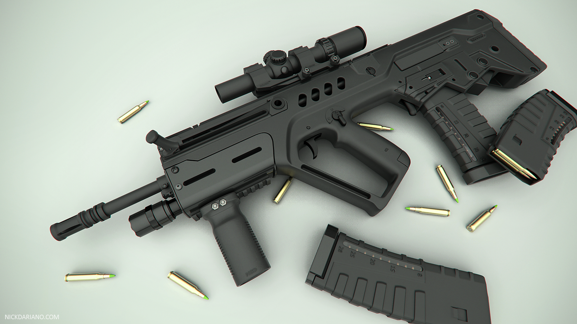 IWI Tavor Backgrounds, Compatible - PC, Mobile, Gadgets| 1920x1080 px