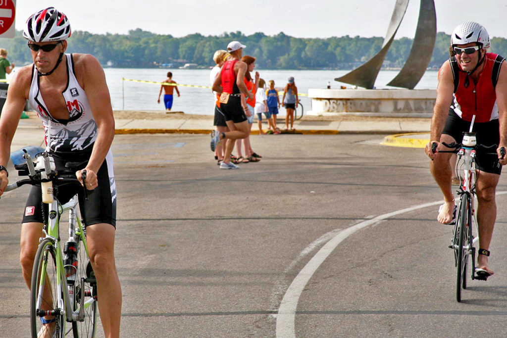 Bike leg of a triathlon