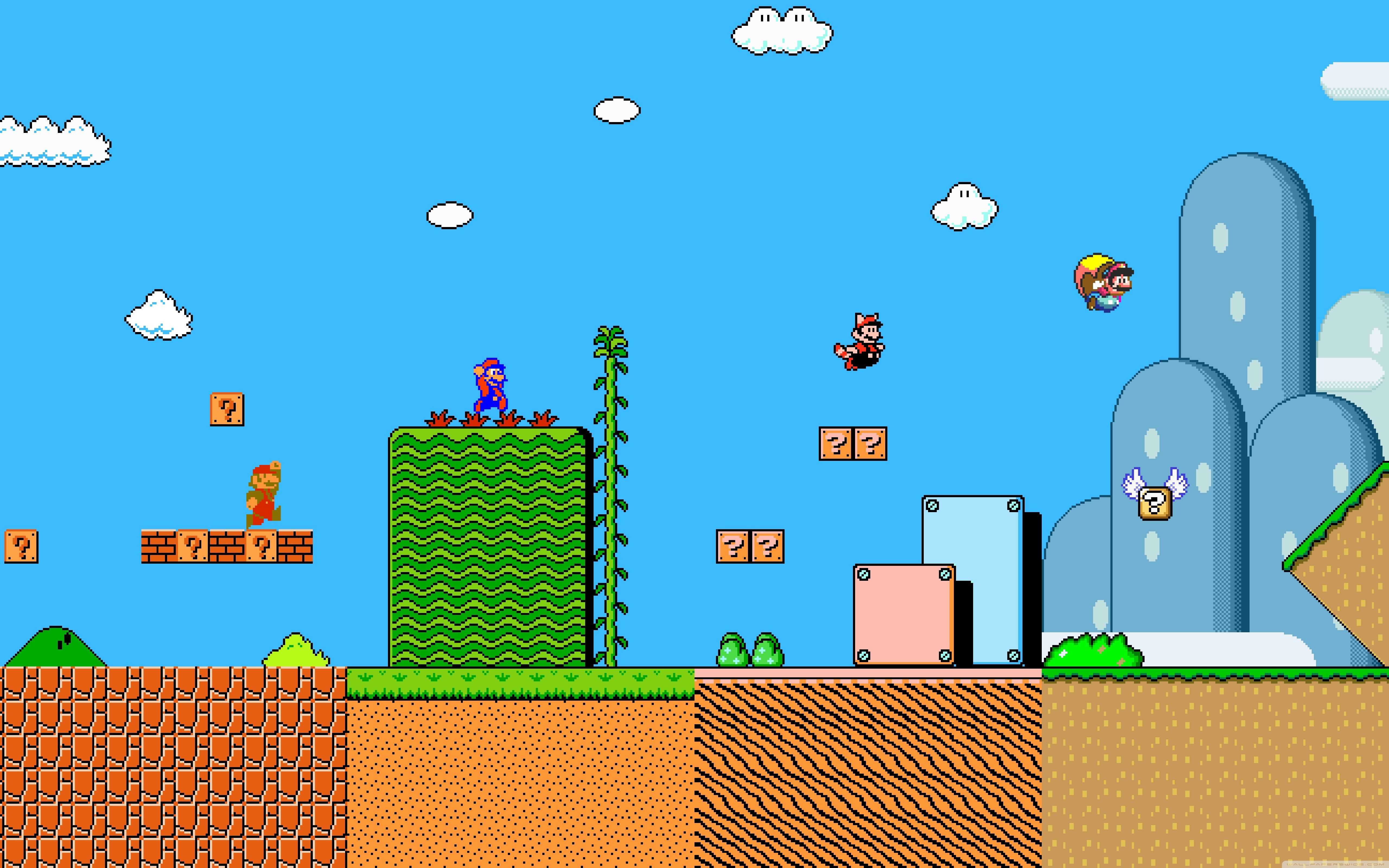 Mario Desktop Background Hd