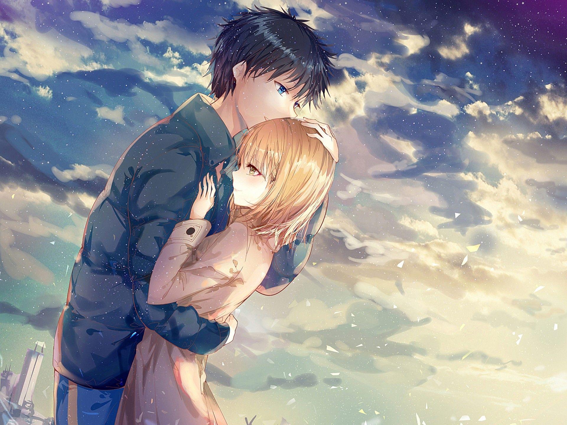 Cute Anime Couple Wallpaper - Anime Couple Cute Backgrounds Hd ...