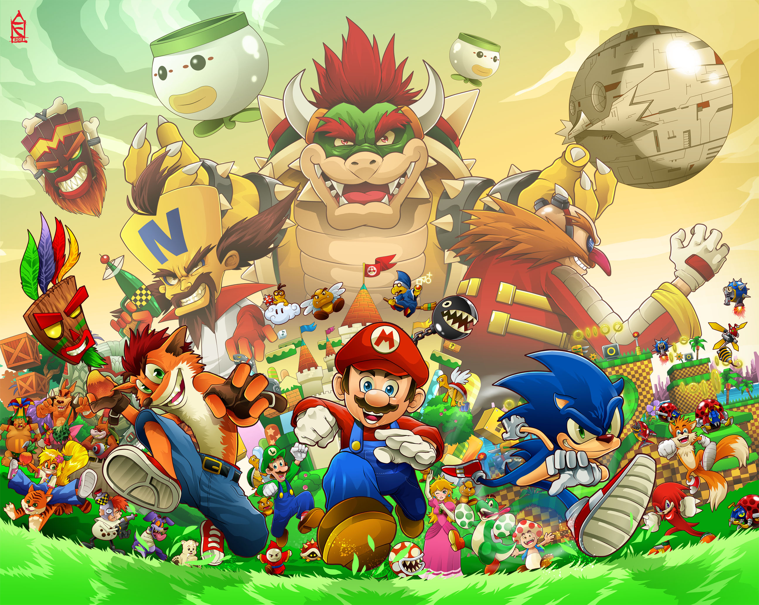 Mario vs Sonic: The Epic Battle of Gaming Icons - TotallyGames.com