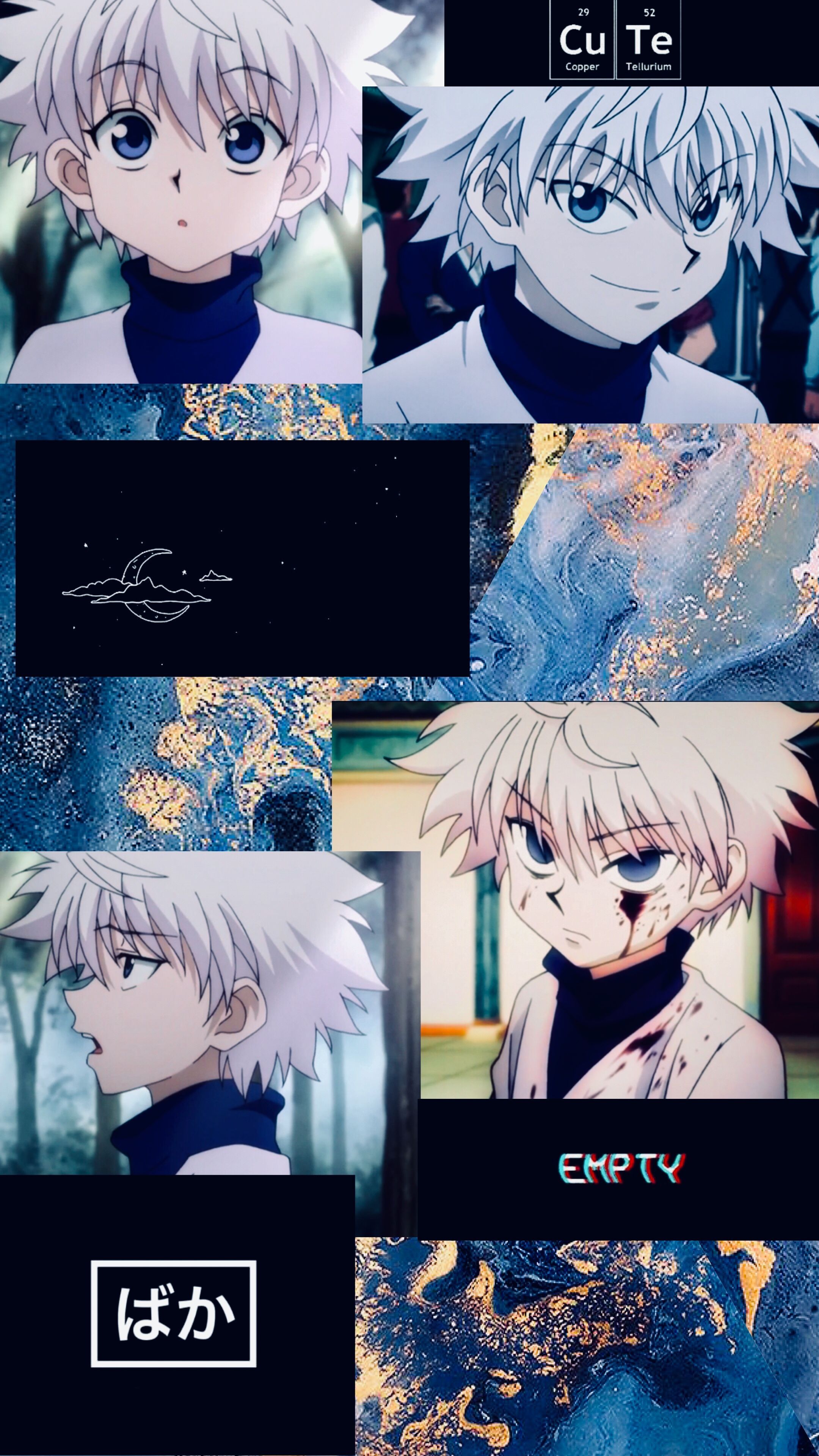 Killua Zoldyck Aesthetic Wallpaper Wallpaper Kartun Sketsa Anime ...