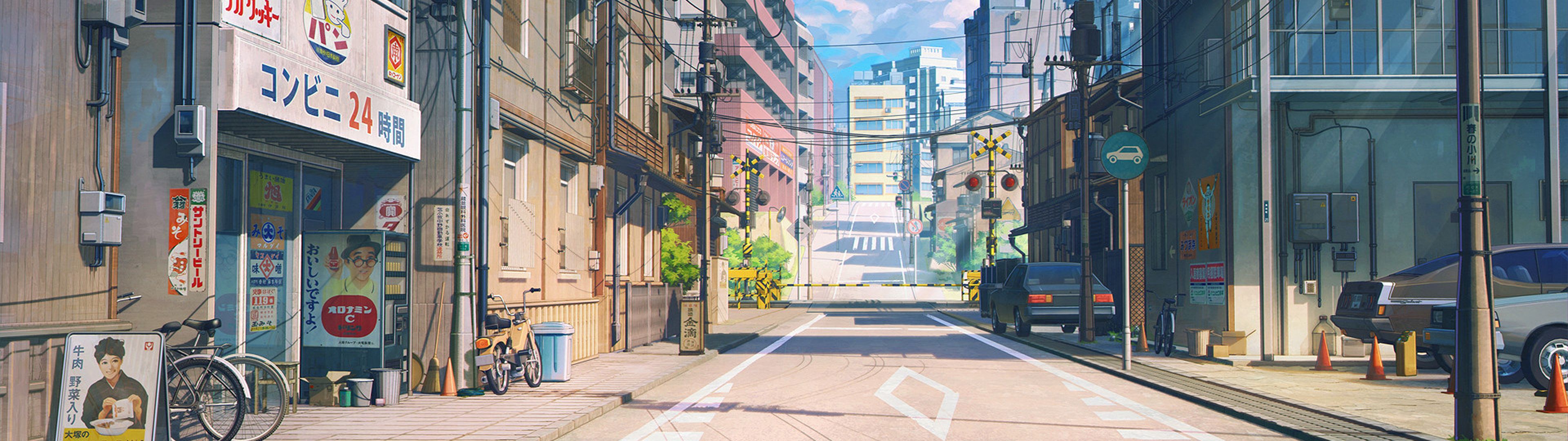 Japan Street Anime Wallpaper