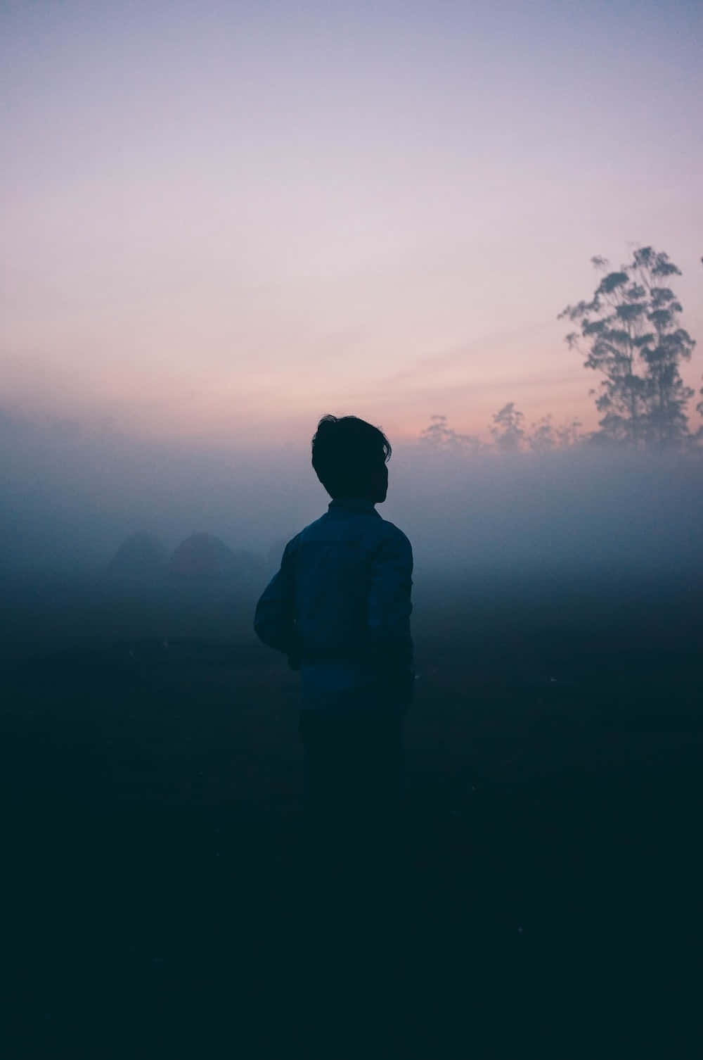 Alone Sad Boy Silhouette Picture