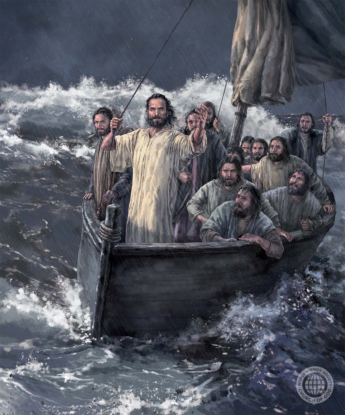 Collection 92+ Pictures Jesus In The Boat With His Disciples Latest