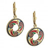 Enamelled Book of Kells Earrings