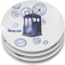 Doctor Who: 4 piece Ceramic Plate Set