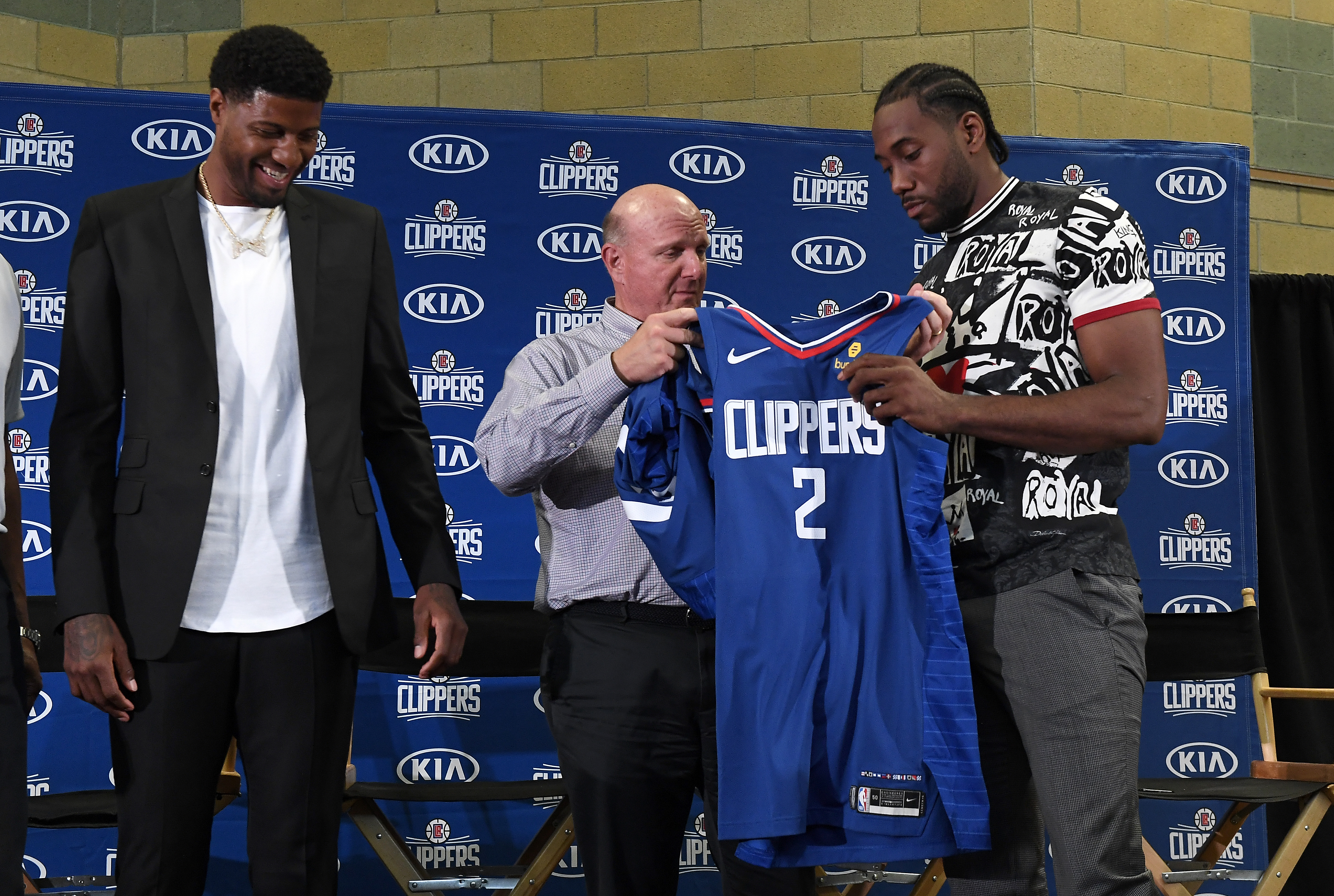 Los Angeles Clippers Introduce Kawhi Leonard &amp; Paul George