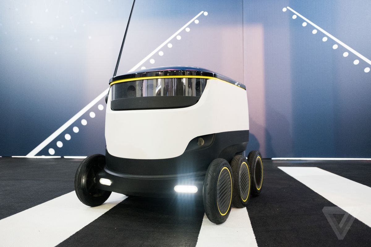 Starship autonomous delivery robot hands-on photos