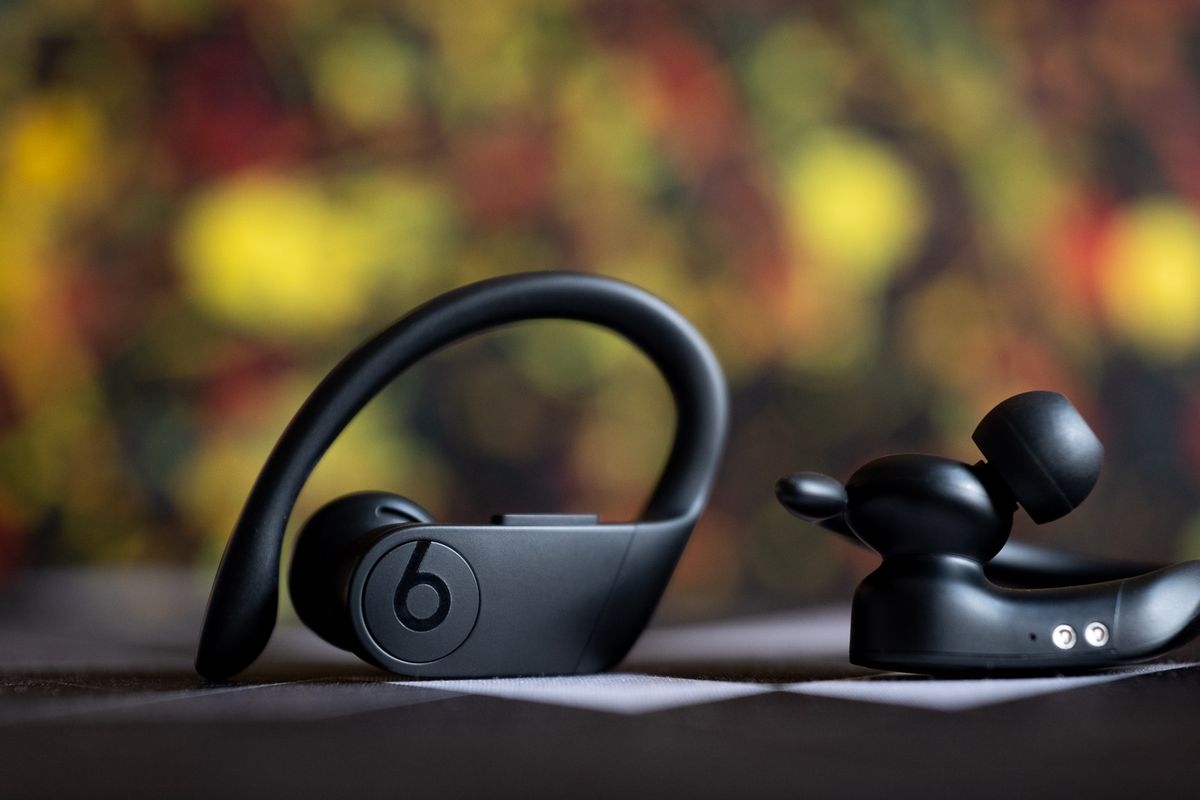 An image of the Powerbeats Pro, the best wireless earbuds for fitness.