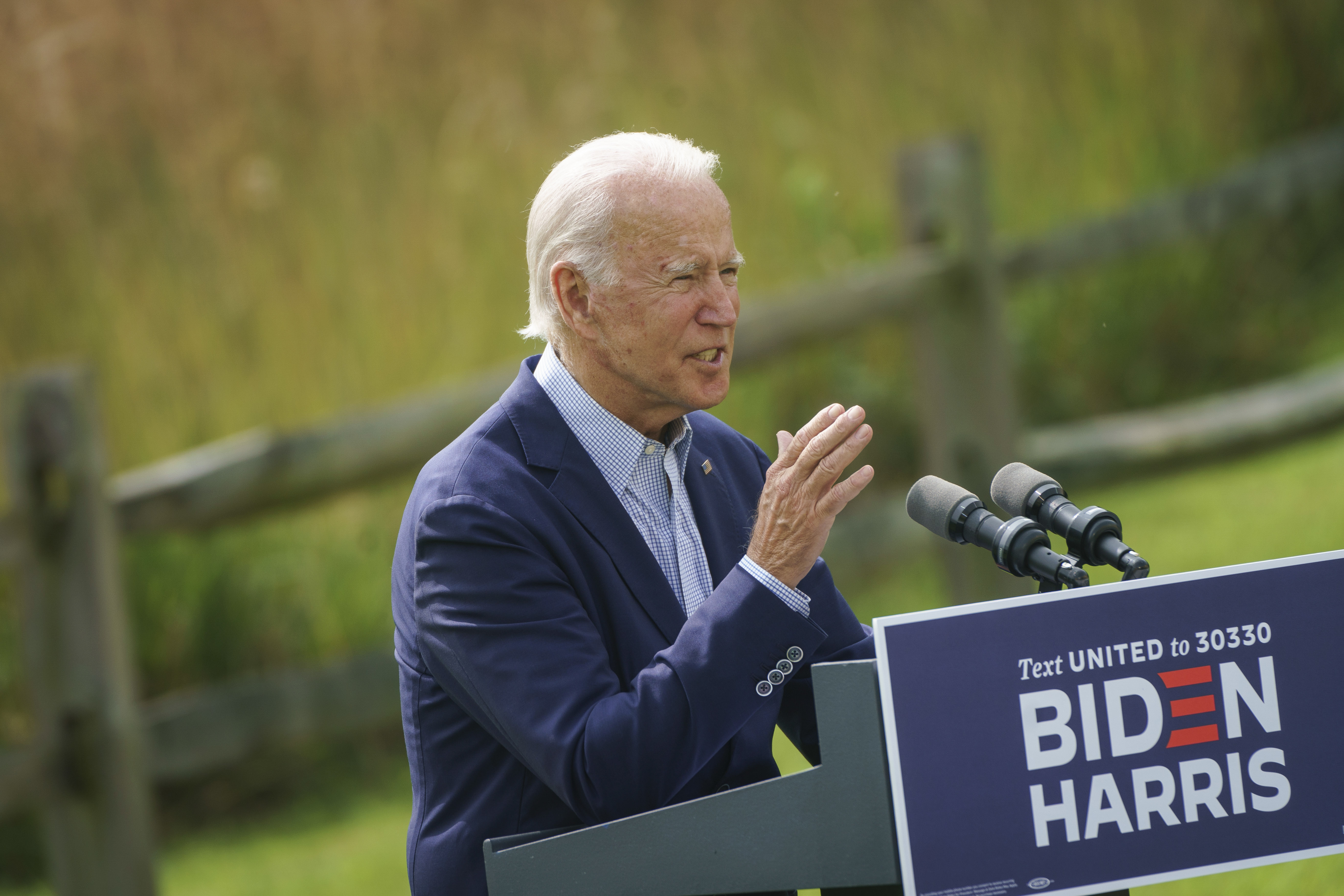 Presidential Candidate Joe Biden Campaigns In Wilmington, Delaware