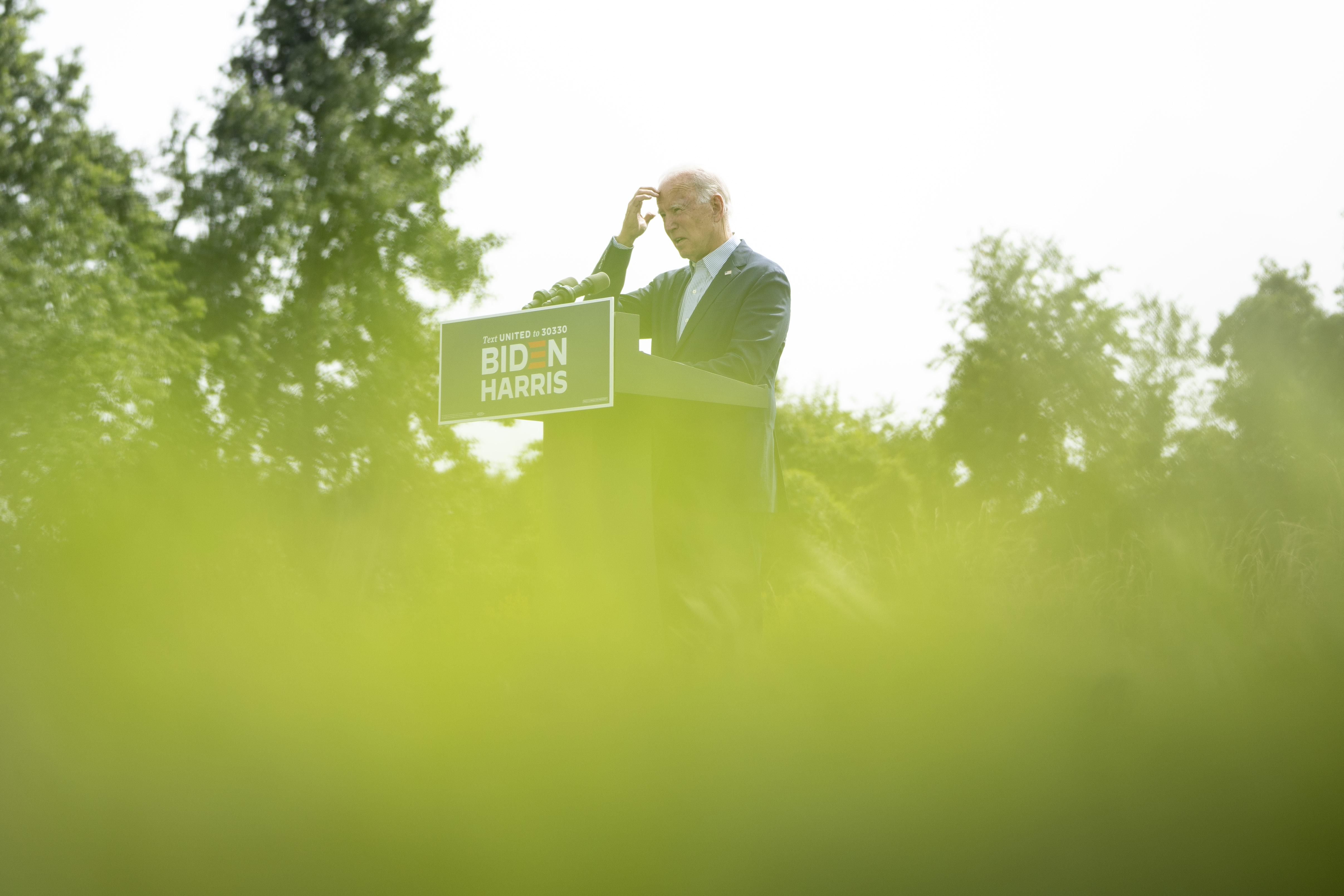 Presidential Candidate Joe Biden Campaigns In Wilmington, Delaware