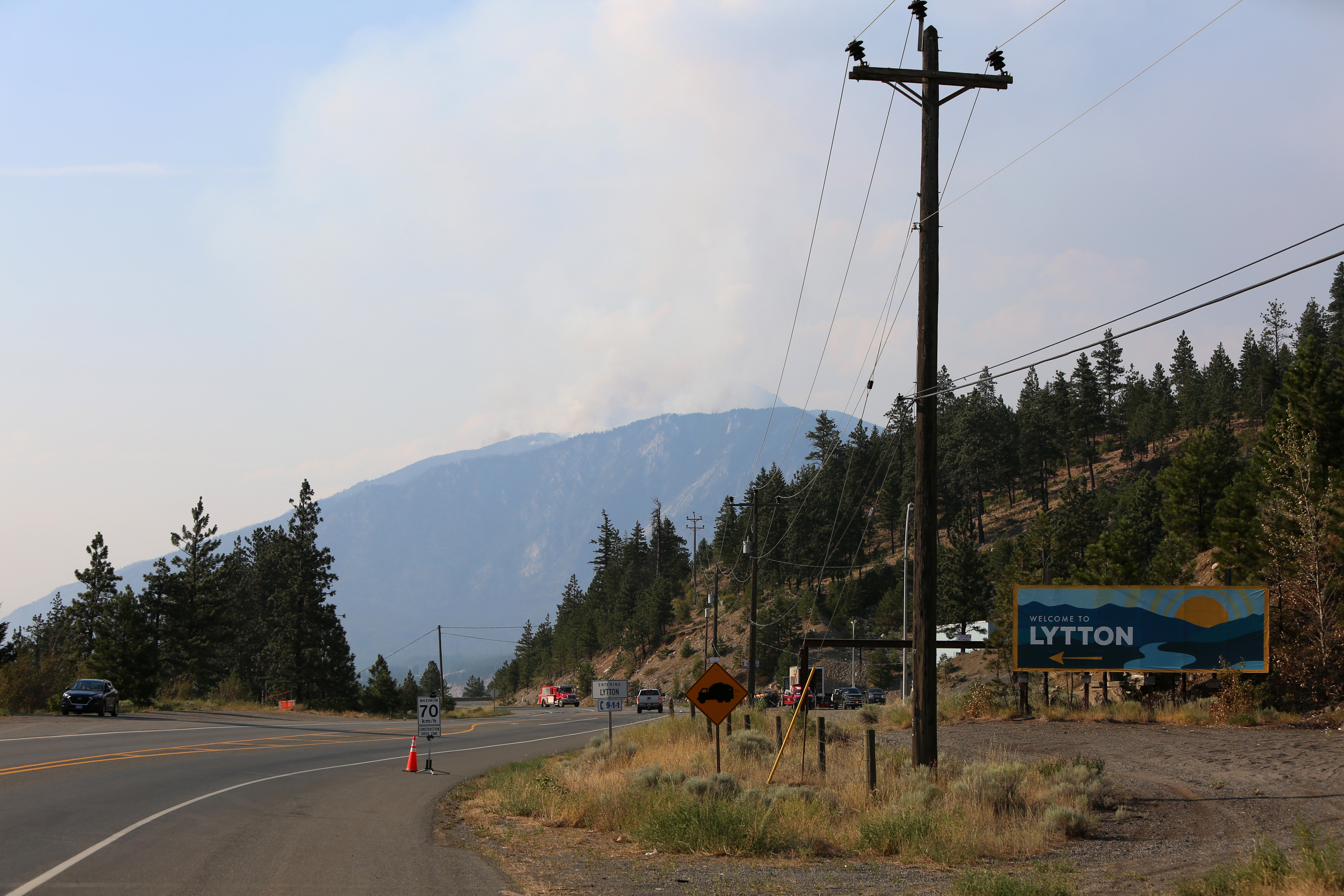 Fires in Lytton, British Columbia