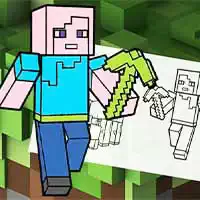 Minecraft Fun Coloring Book