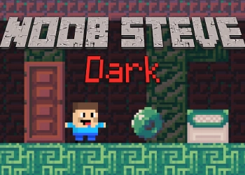 Noob Steve Dark game screenshot