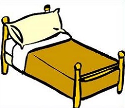 clipart bed