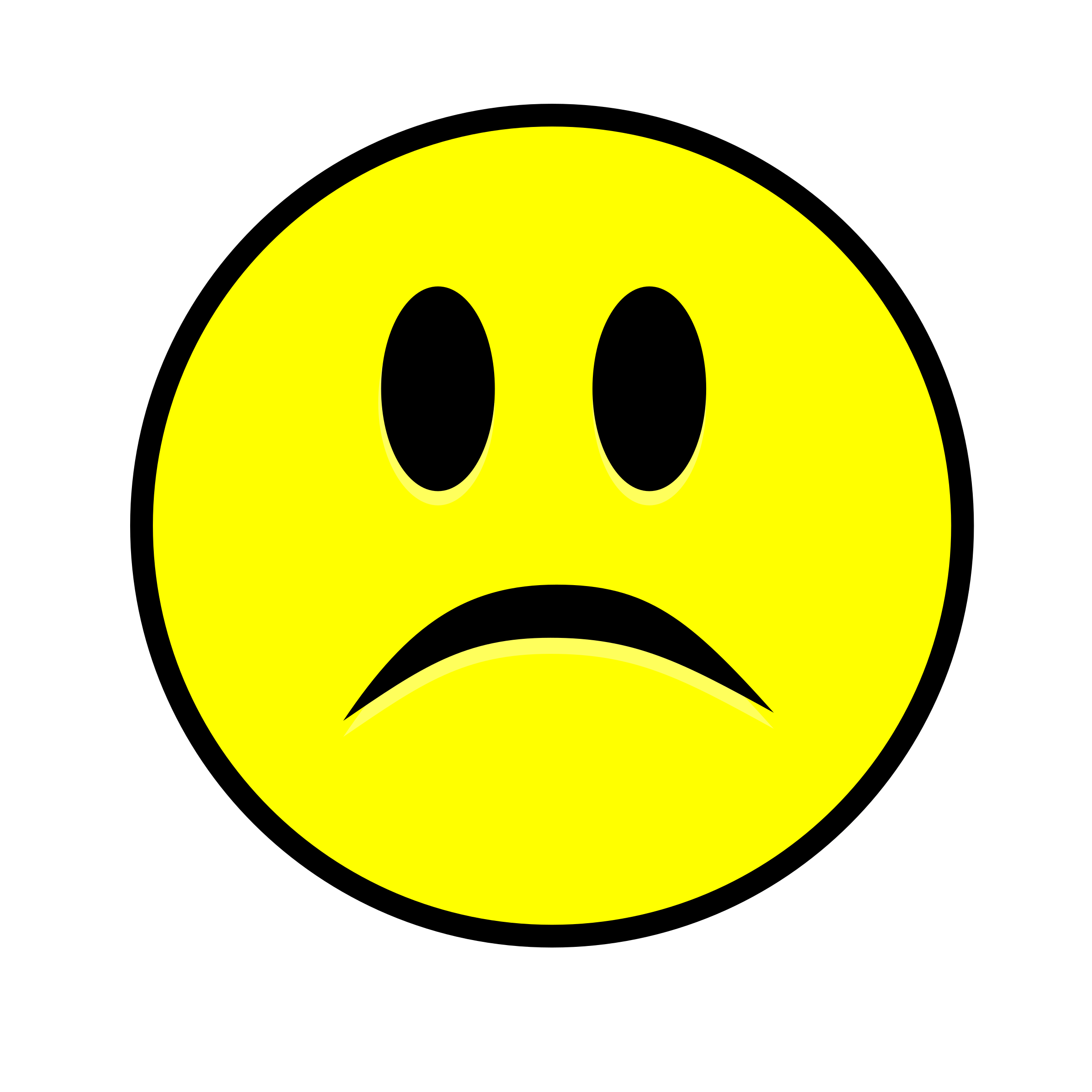 Sad Face Emoji Cartoon