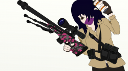 Counter Strike Girl Flat Colour - Anime Stuff by CrazyGhostle on ...