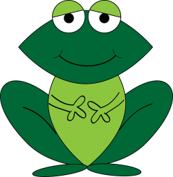 Clipart - Cartoon Frog