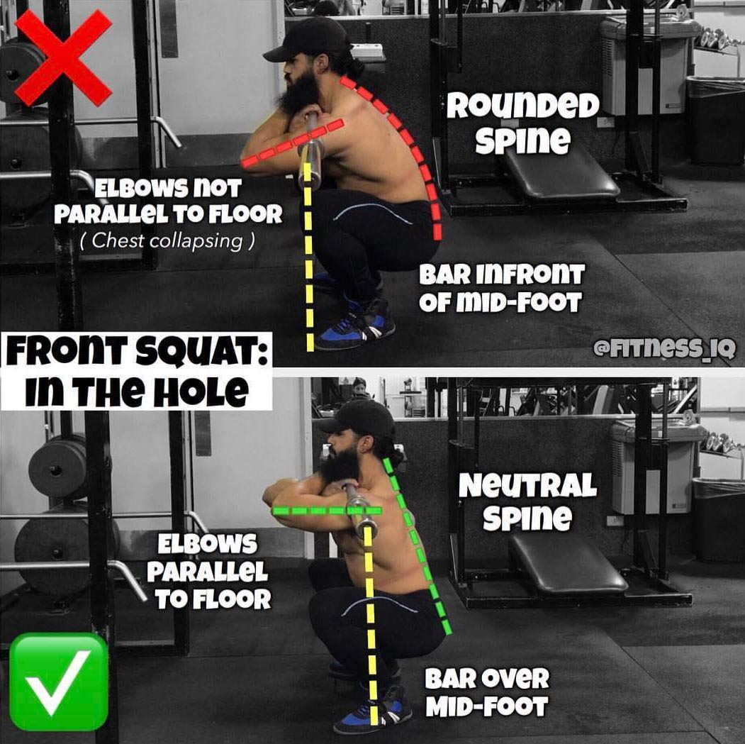 front squat 