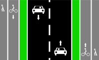 Cycle tracks left right footways.svg