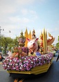 Lady Songkran parade at Songkran festival, Bangkok