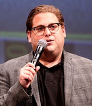 Left to right: Will Ferrell (dressed as Megamind), Tina Fey, and Jonah Hill at the 2010 San Diego Comic-Con