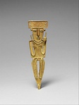 Male figure/tunjo (Muisca); 10th–mid-16th century; gold; height: 14.9 cm; Metropolitan Museum of Art