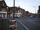 The southern end of City Road (junction with Newport Road)