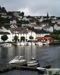 View of the town