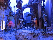 Some of the nativity scenes exhibited at the International Museum of the Crib of Greccio