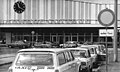 Cottbus station, entrance building from the east (1990)