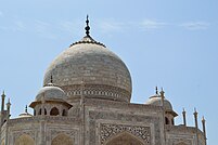 The large onion dome topped by a finial