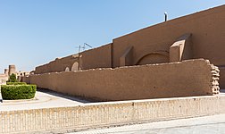 Muralla en Yazd.