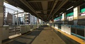 Yamanote Line (left) and Keihin-Tōhoku Line (right) platform screen doors, 2021