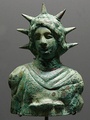 Helios wearing the chlamys (Tripoli, 1st century AD)