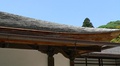 A part of the wooden shingle roof of Ginkaku-ji, in Japan.